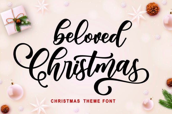 Beloved Christmas Font for Web Design