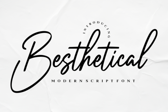 Besthetical: Elegant Script Font for Craft Projects