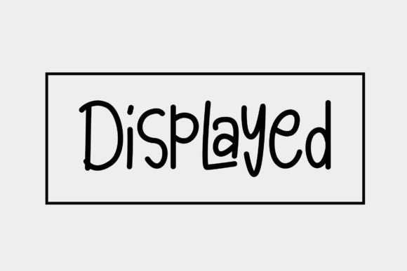 Displayed: A Handwritten Font for Elegant Design
