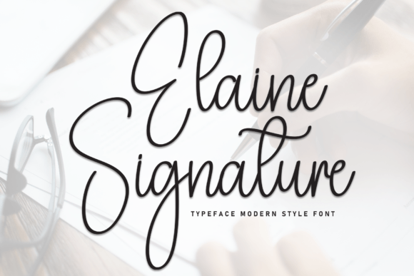 Elaine Signature: A Sweet Font for Creative Projects