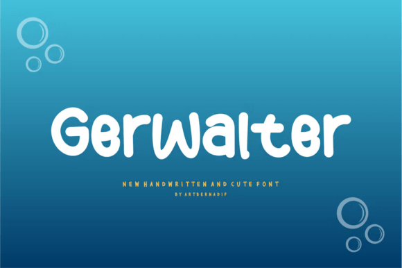 Gerwalter: A Script Font for Real Design Work