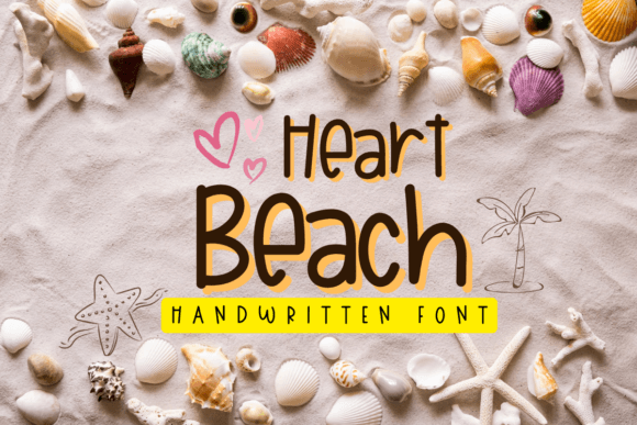 Heart Beach Font for Creative Projects