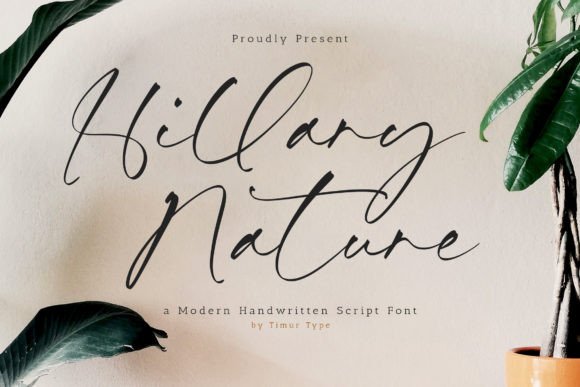 Hillary Nature Font for Business