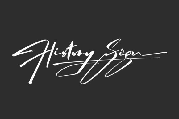 History Sign Font for Editorial Design