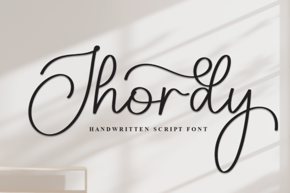 Jhordy: A Stylish Script Font