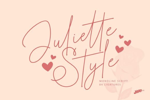 Juliette Style Font for Elegant Design