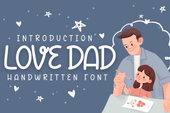 Love Dad Font for Business Branding