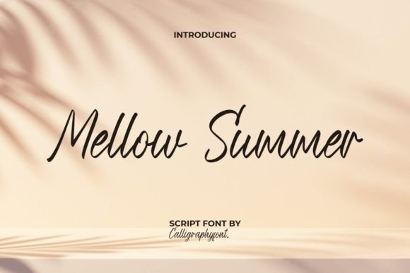 Mellow Summer Font for Creative Makers