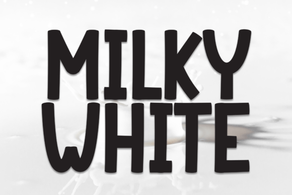 Milky White Font Review