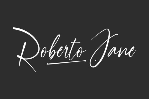 Roberto Jane: A Stylish Script Font