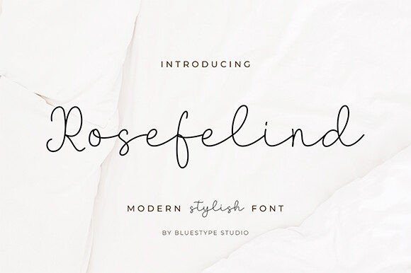 Rosefelind: A Font for Elegant Branding