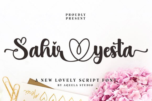 Sahir Yesta: A Font That Speaks Volumes