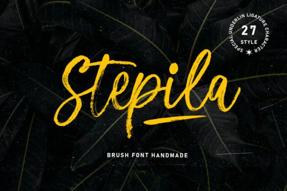Stepila: Elegant Script Font for Editorial Design