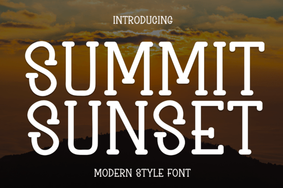 Summit Sunset: A Sweet Handwritten Font