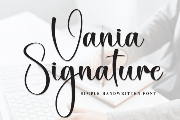 Vania Signature Font for Business